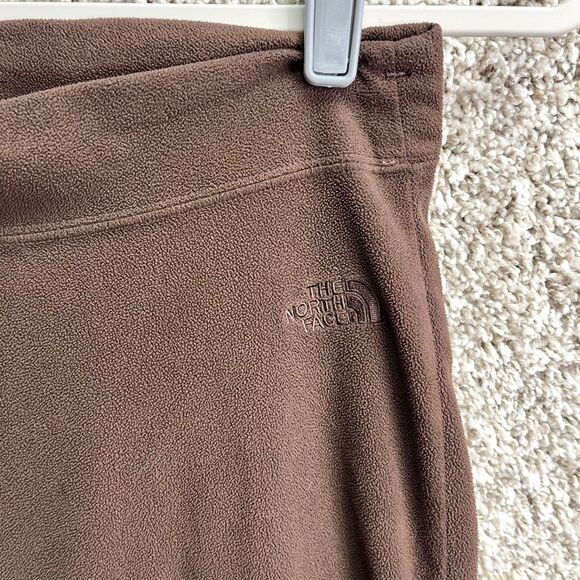 The North Face Sweatpants Women’s Small Brown Fleece TKA 100 - Picture 2 of 7